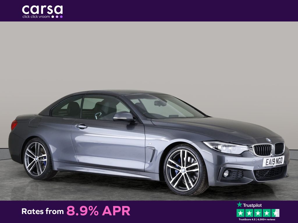 2019 used BMW 4 Series 2.0 420i GPF M Sport Convertible (184 ps)