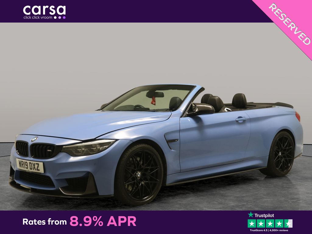 2019 used BMW M4 3.0 BiTurbo GPF Competition Convertible DCT (450 ps)