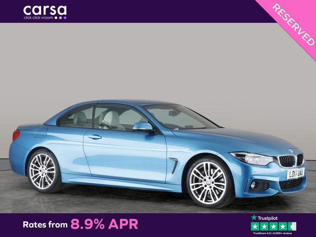2017 used BMW 4 Series 3.0 440i M Sport Convertible (326 ps)