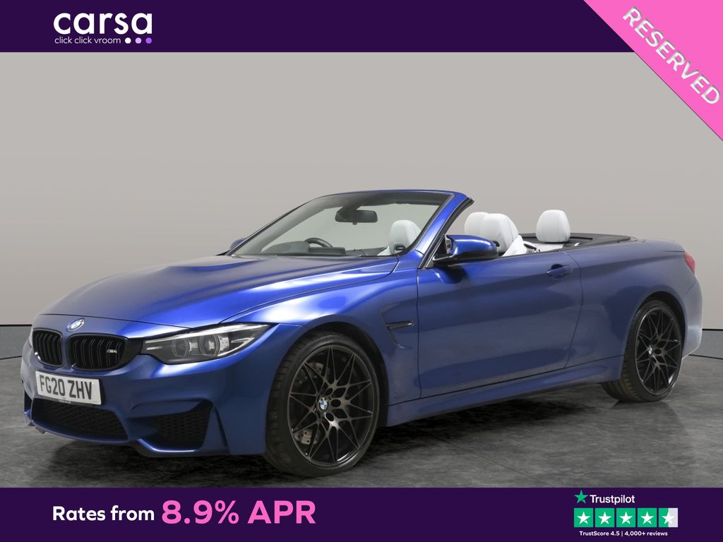 2020 used BMW M4 3.0 BiTurbo GPF Competition Convertible DCT (450 ps)