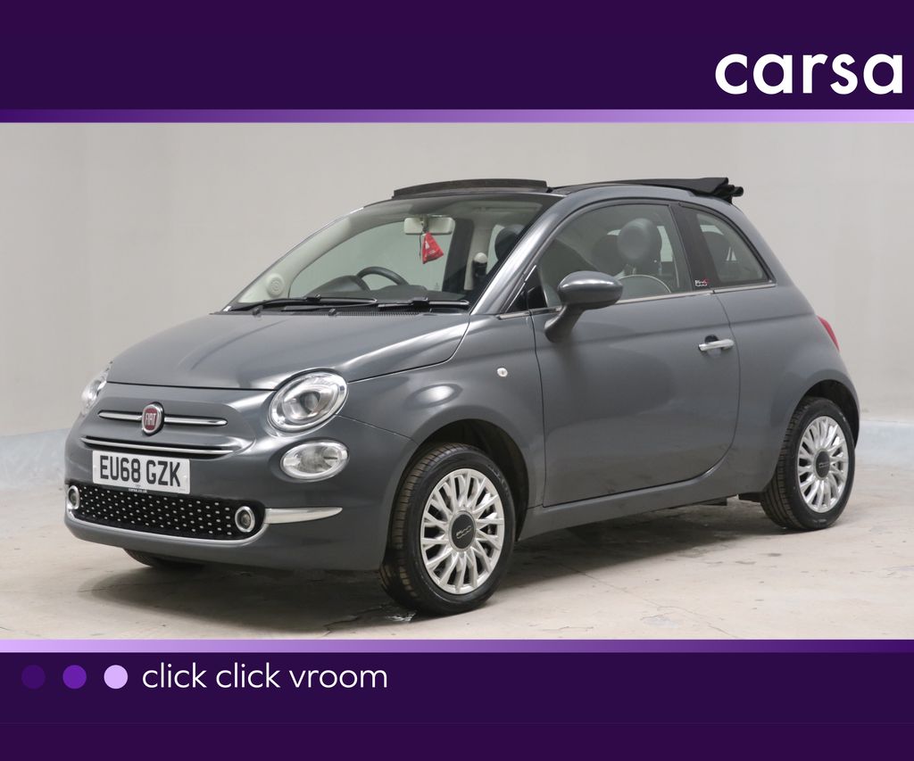 2018 used Fiat 500C 1.2 Lounge Convertible (69 bhp)
